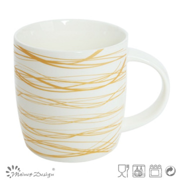 Osso novo branco branco quente da venda com decalh caneca